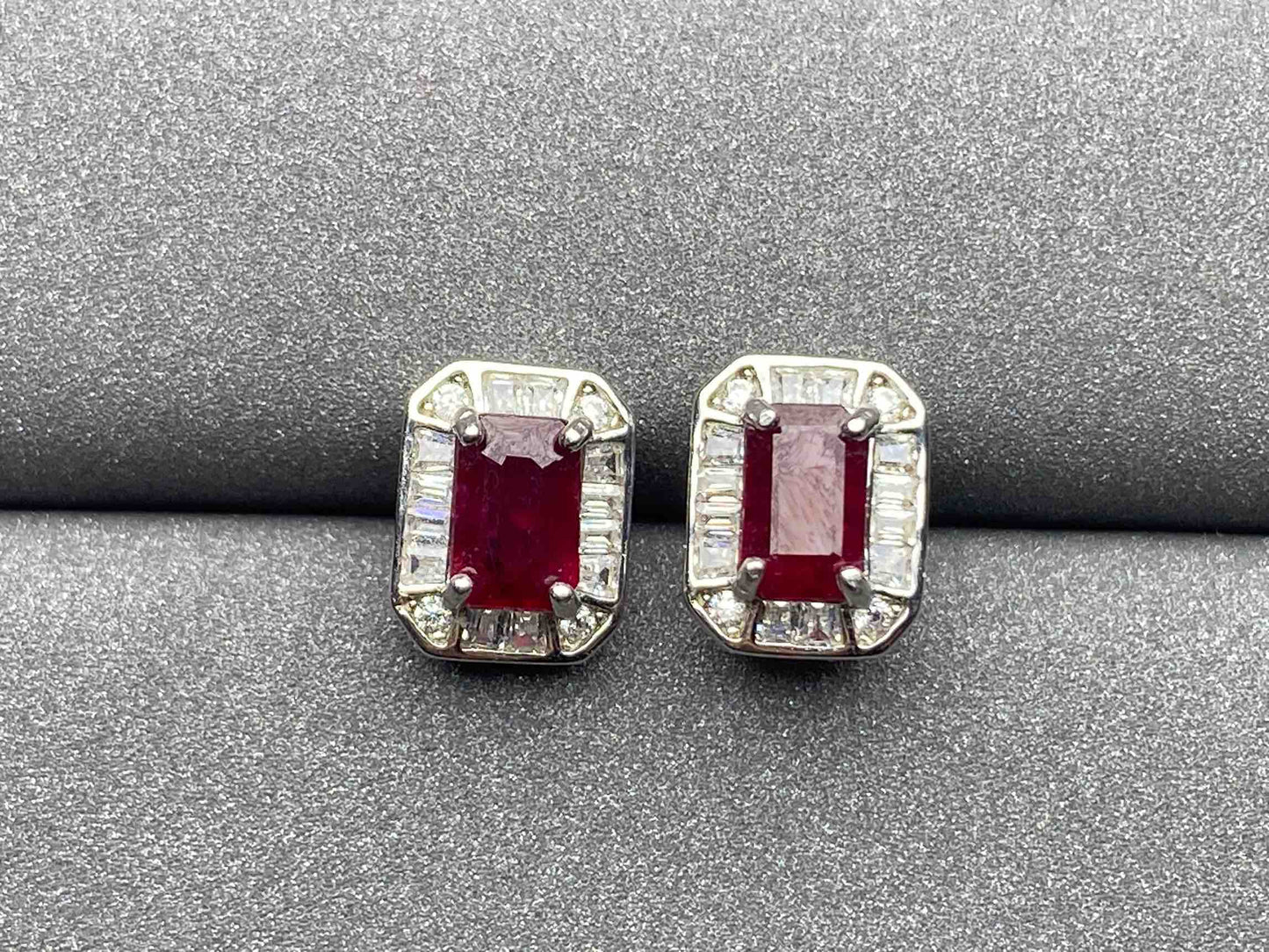 4375 Ruby Earrings