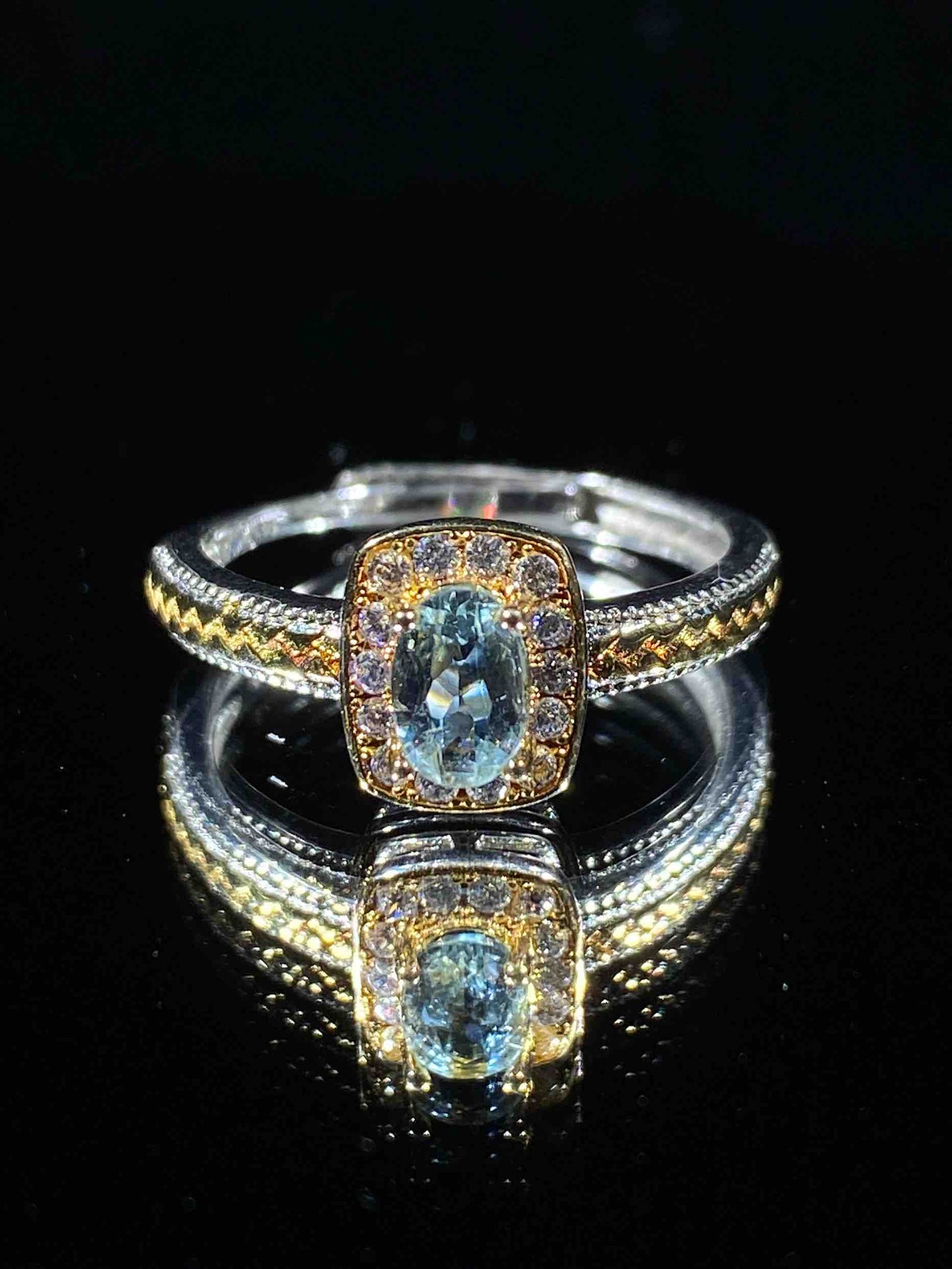 4611 Aquamarine Ring