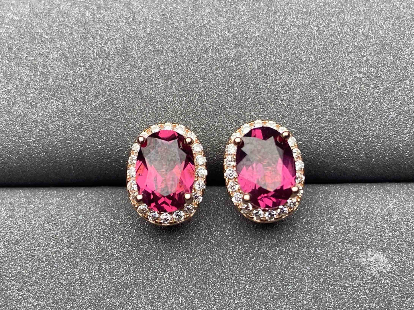4774 Garnet Earrings