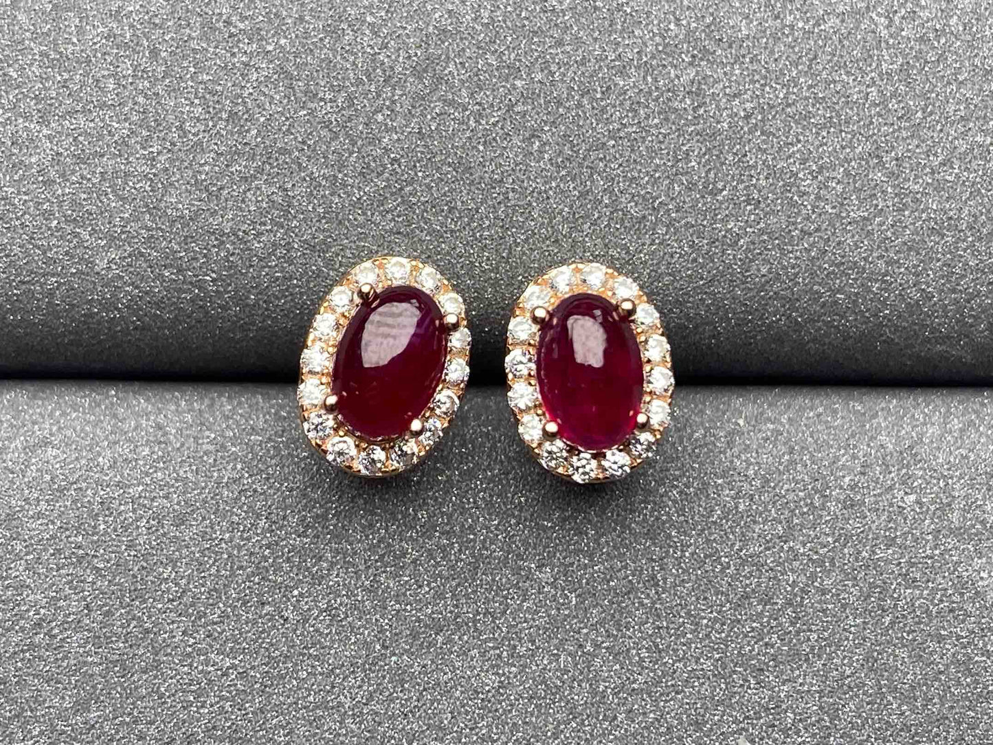 4873 Ruby Earrings