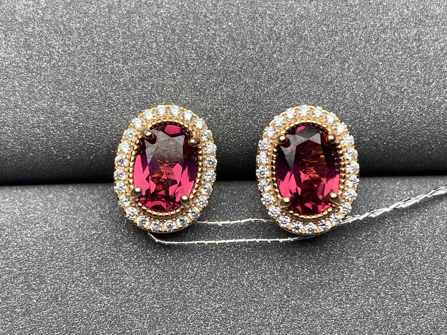 4874 Garnet Earrings