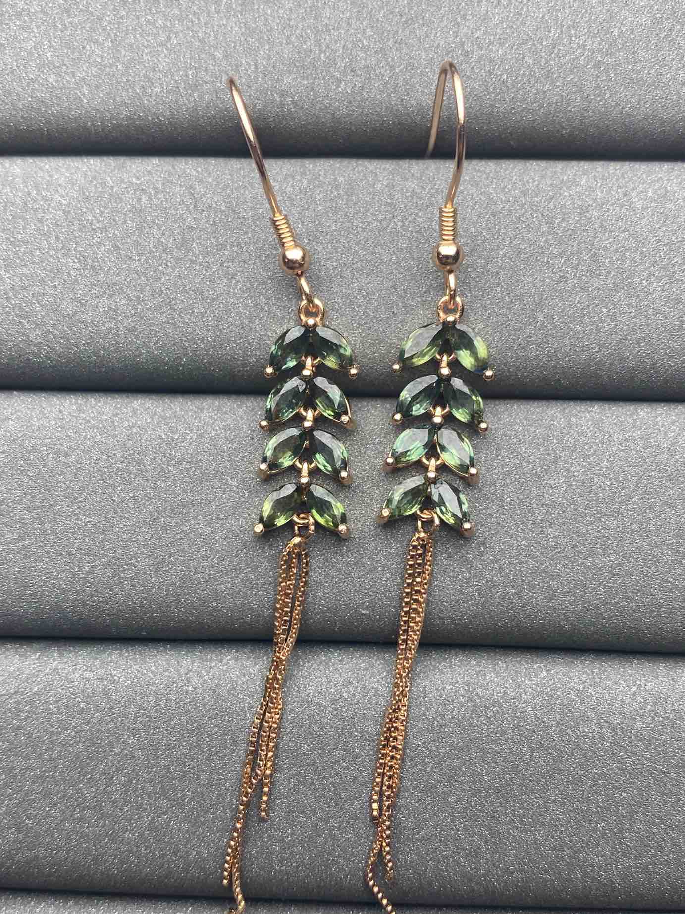 5002 Sapphire Earrings