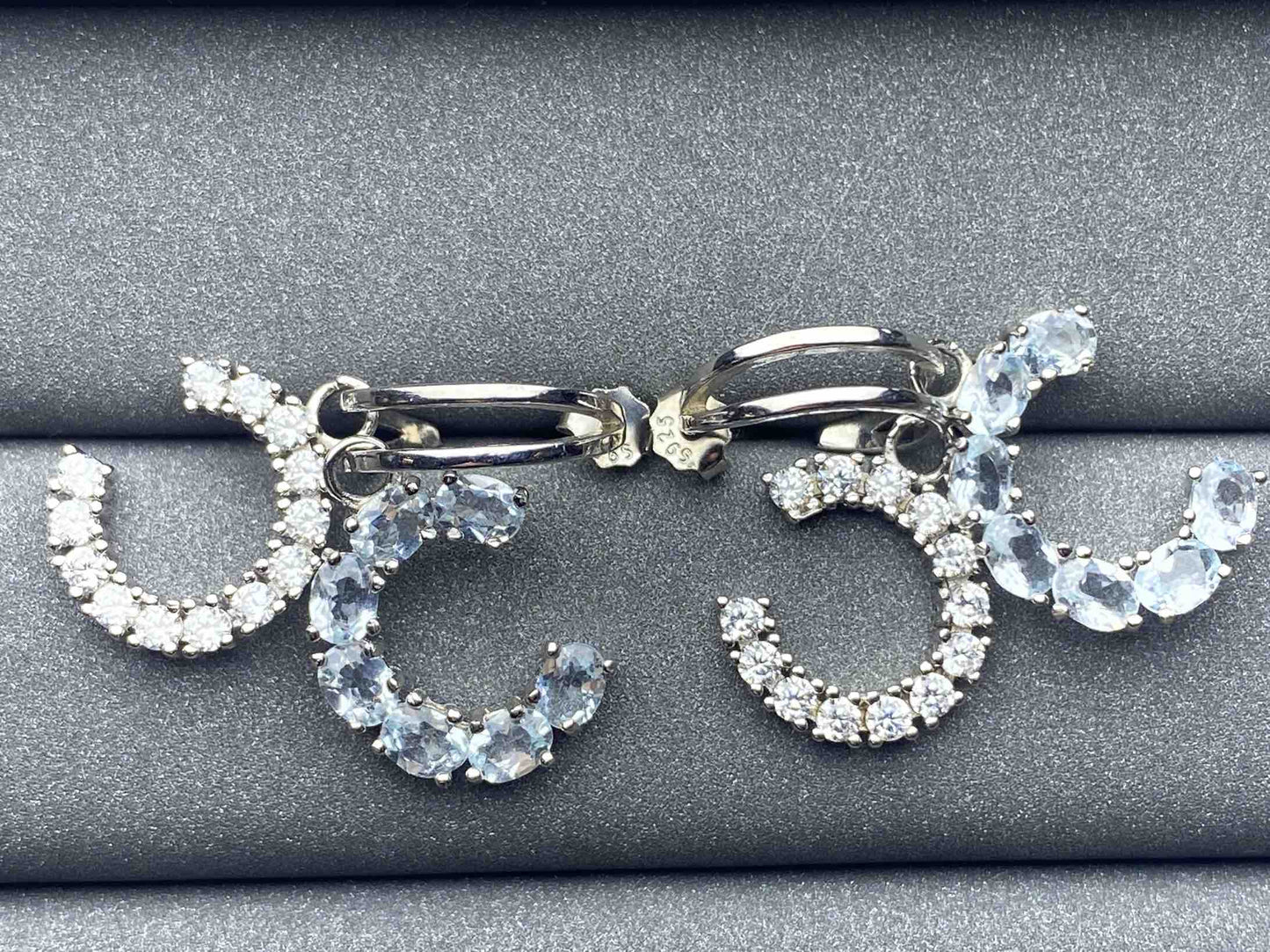 3068 Aquamarine Earrings