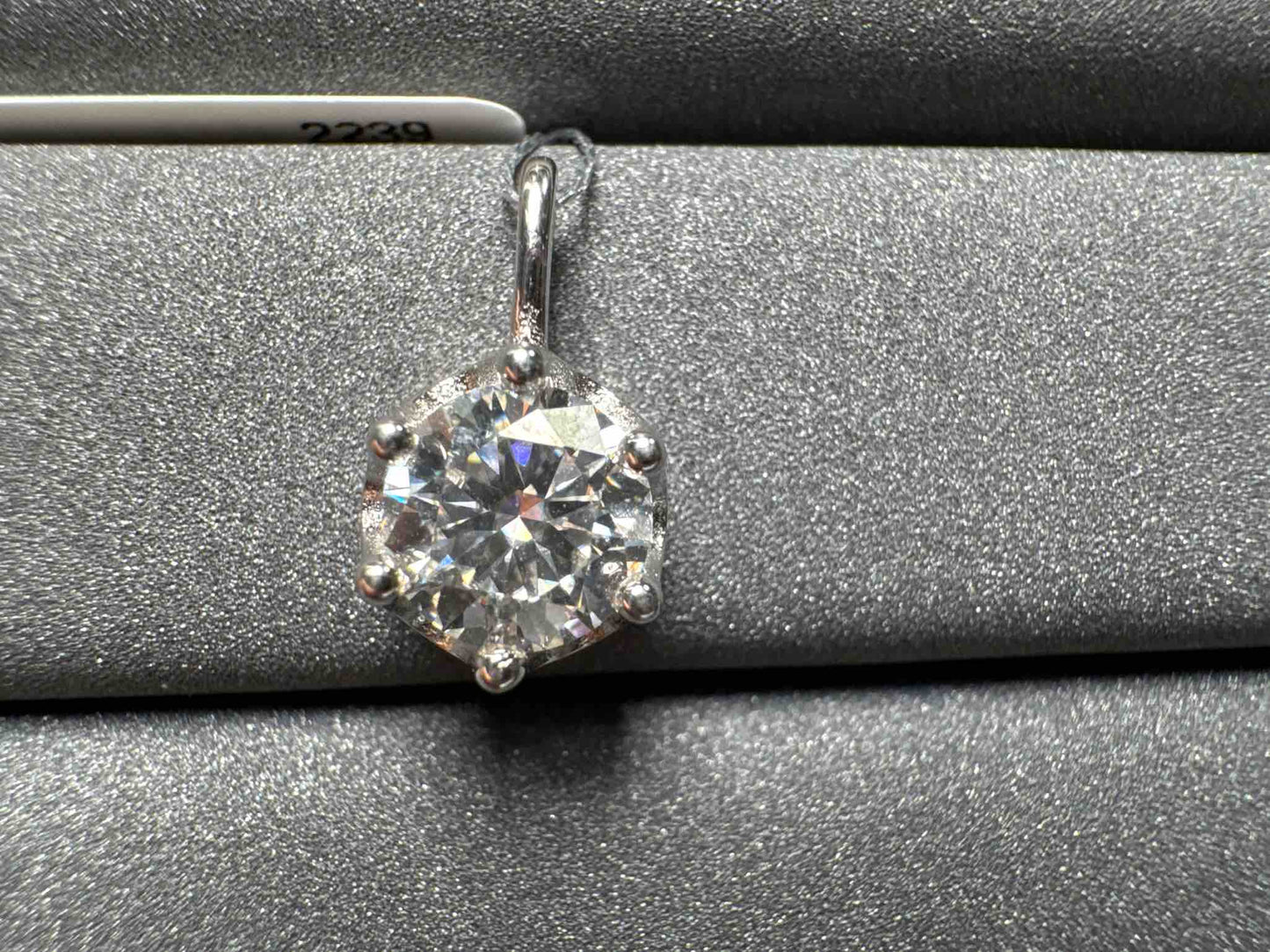 2239 Moissanite Pendant