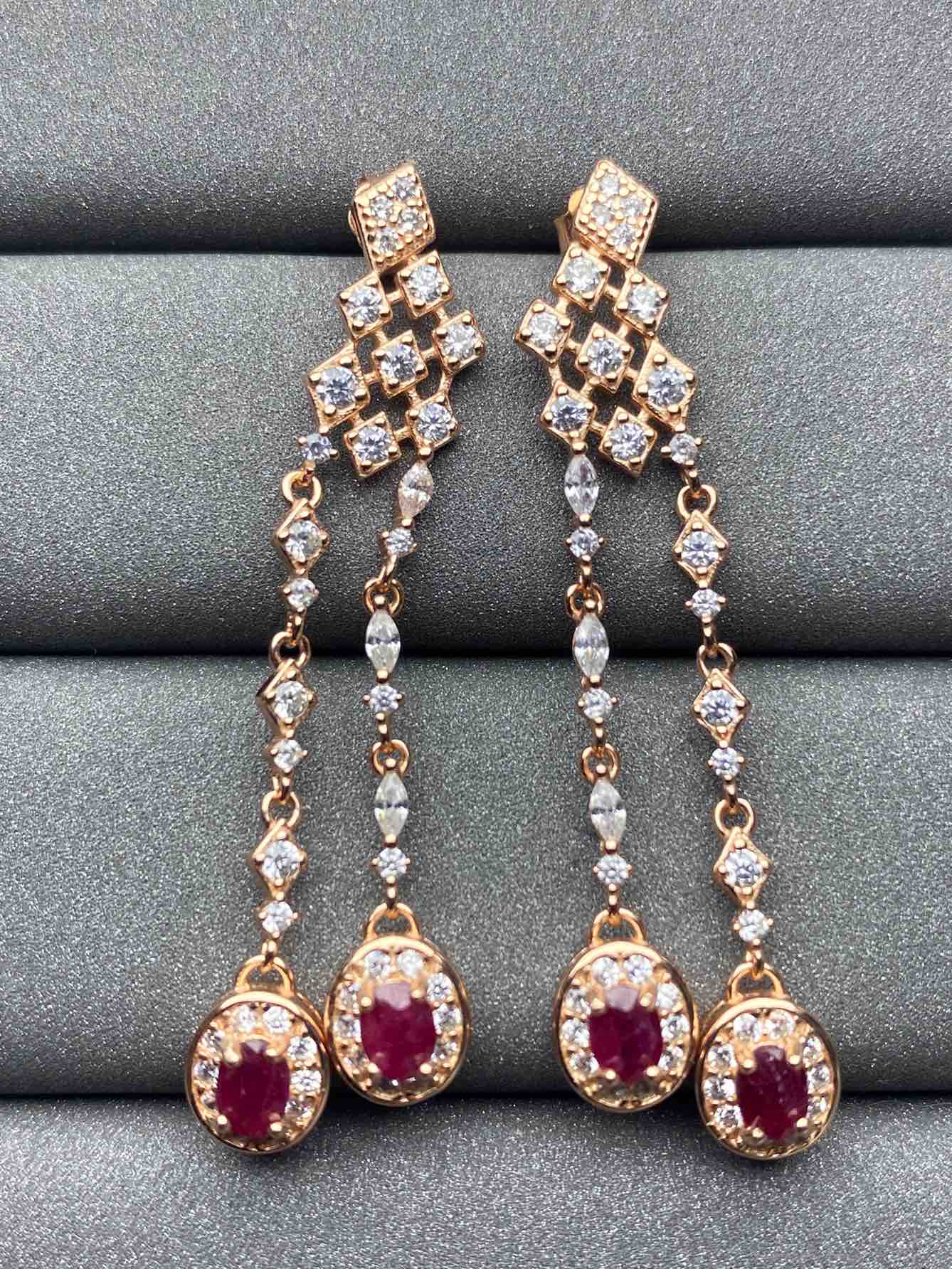 2979 Ruby Earrings
