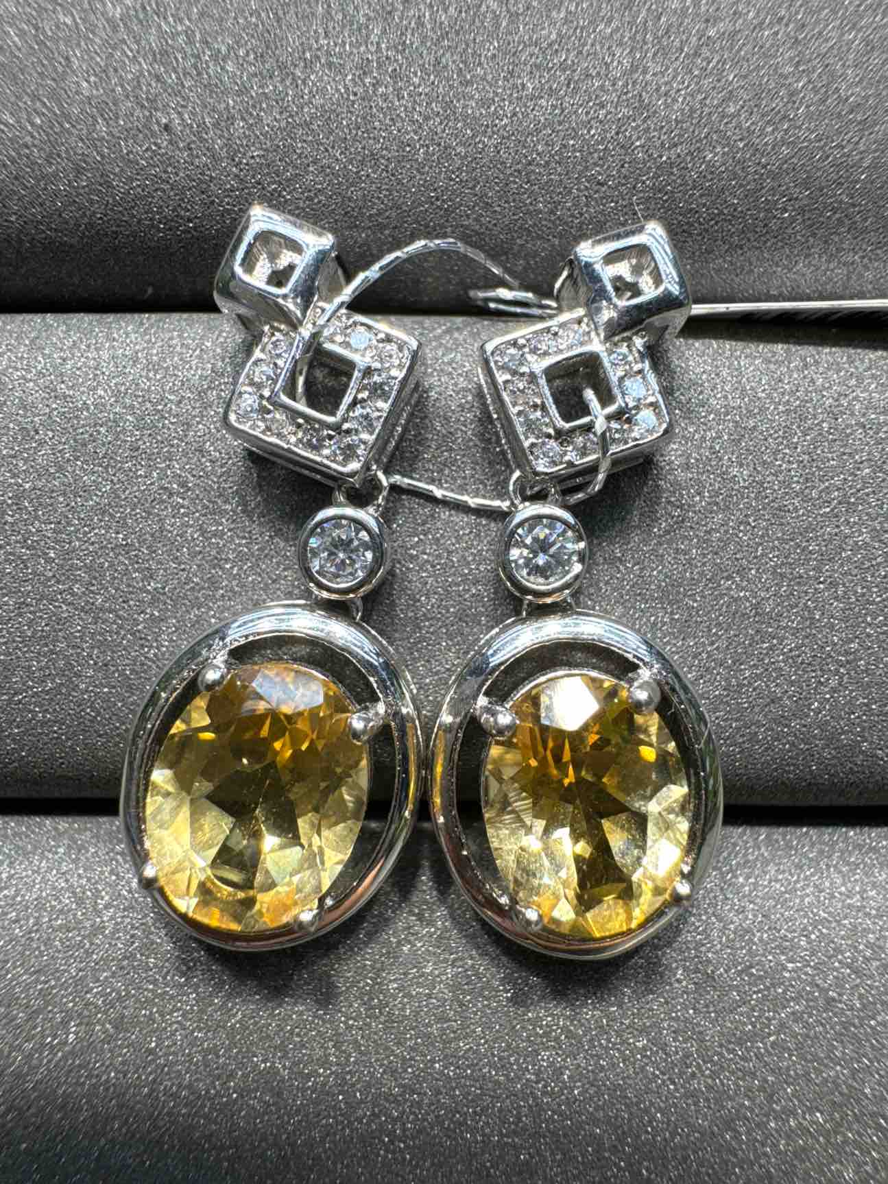 1509 Citrine Earrings