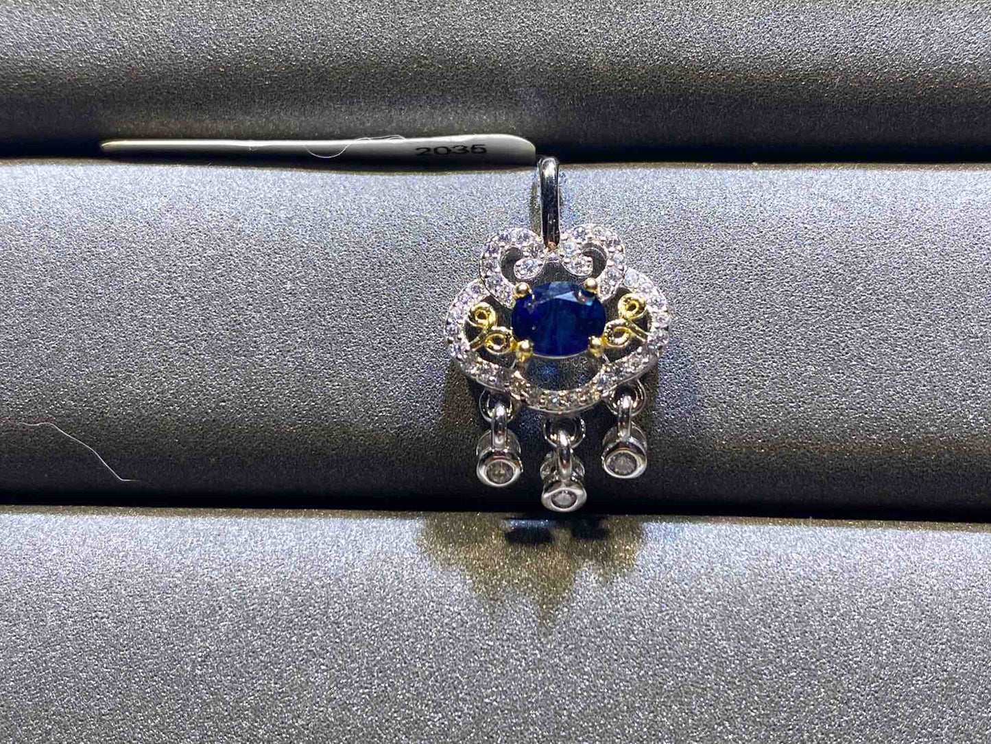 2035 Sapphire Pendant