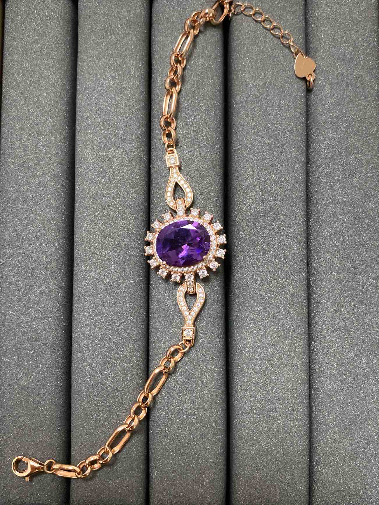 2407 Amethyst Bracelet
