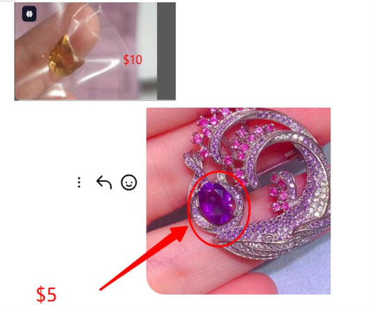 Laur 0118   citrine  stone + amethyst stone    for  14510  For NG