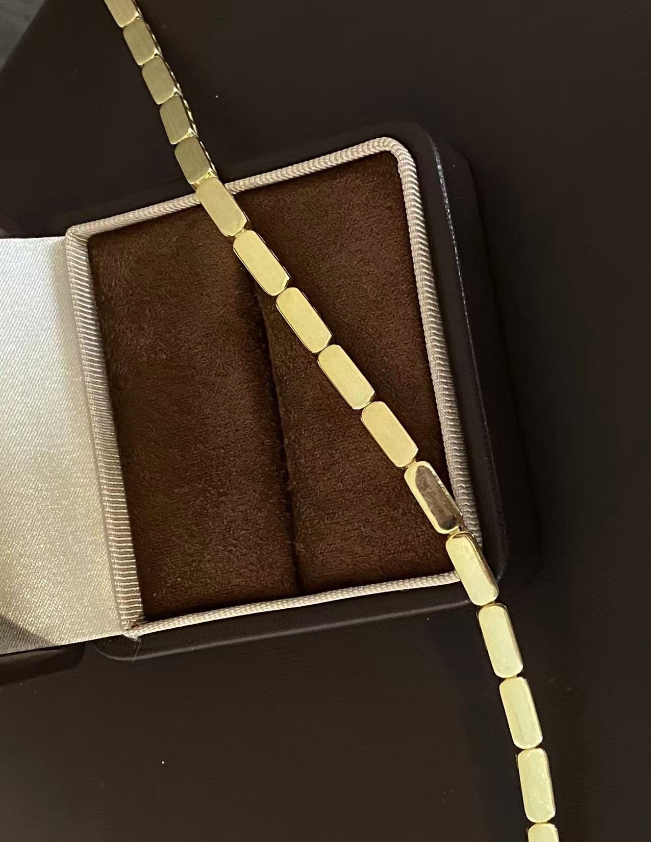 Moissanite bracelet 5 layer 18k gold plated