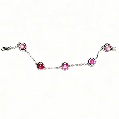 Star Ruby Bubble Bracelet