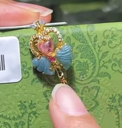 Yuki-tourmaline pendant