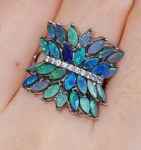 Yuki-Australian Opal Ring-use13