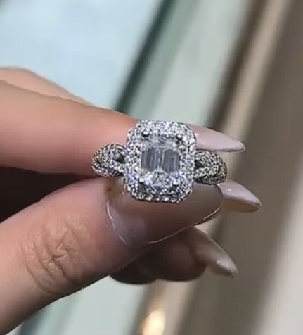 Yuki-moissanite ring setting for 22384