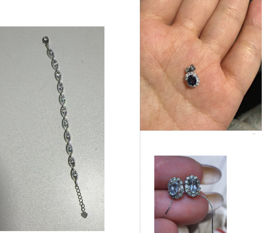 Yuki-earring setting + magnetic clasp for22047+ Welding buckle fee