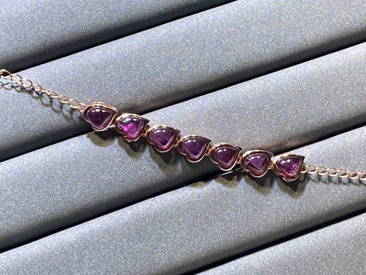 A655 Garnet Bracelet