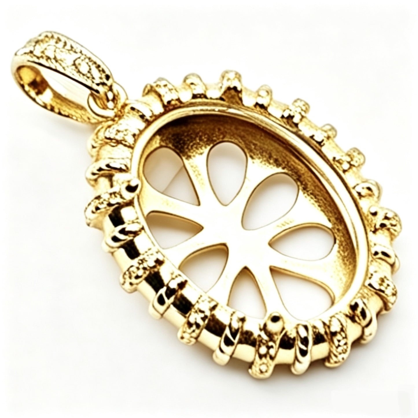 Pendant 5 layer 18k gold plated