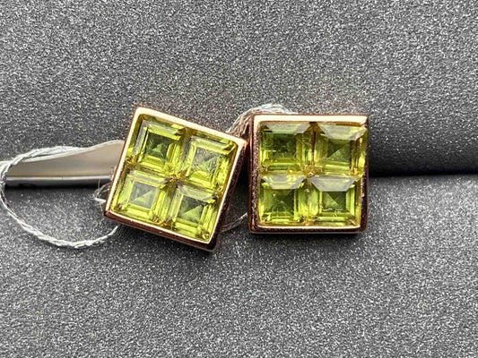 A711 Peridot Earrings