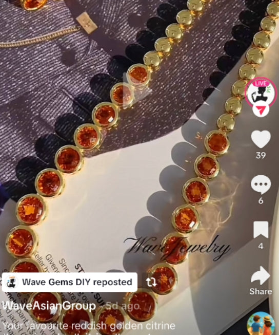 citrine necklace for queenwatch
