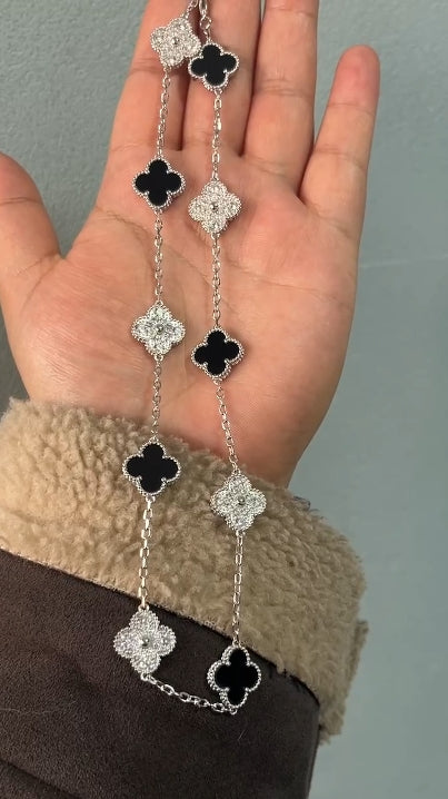 Miya-four clover necklace add extended chain $2