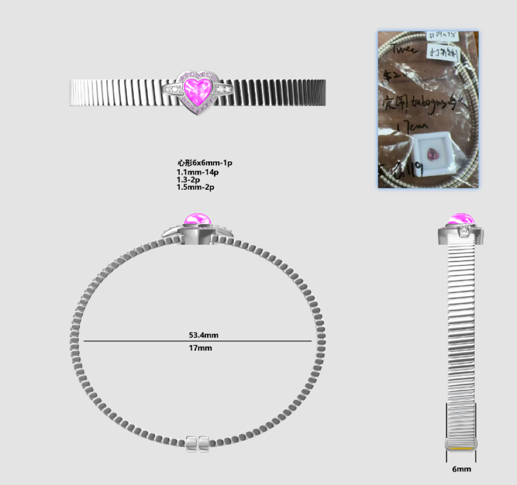Cassie-Custom S925 Silver Bangle