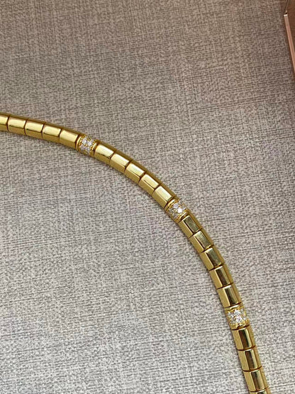 Moissanite bracelet 5 layer 18k gold plated