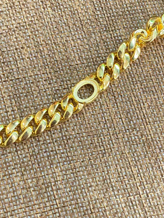 Moissanite bracelet 5 layer 18k gold plated