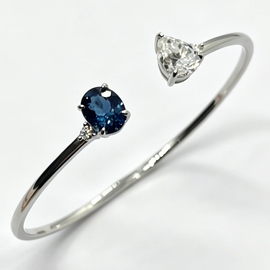 London Topaz Simple Bangle