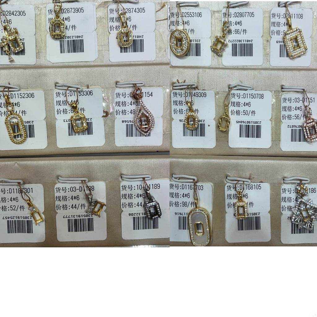 Emerald Cut 4mm*6mm - 0004 Choose Settings