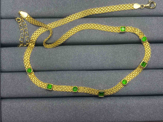 5255 Diopside Necklace