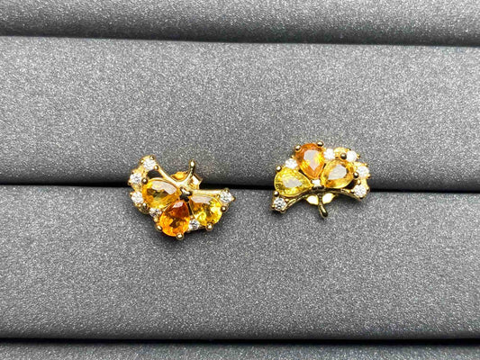 5266 Sapphire Earrings