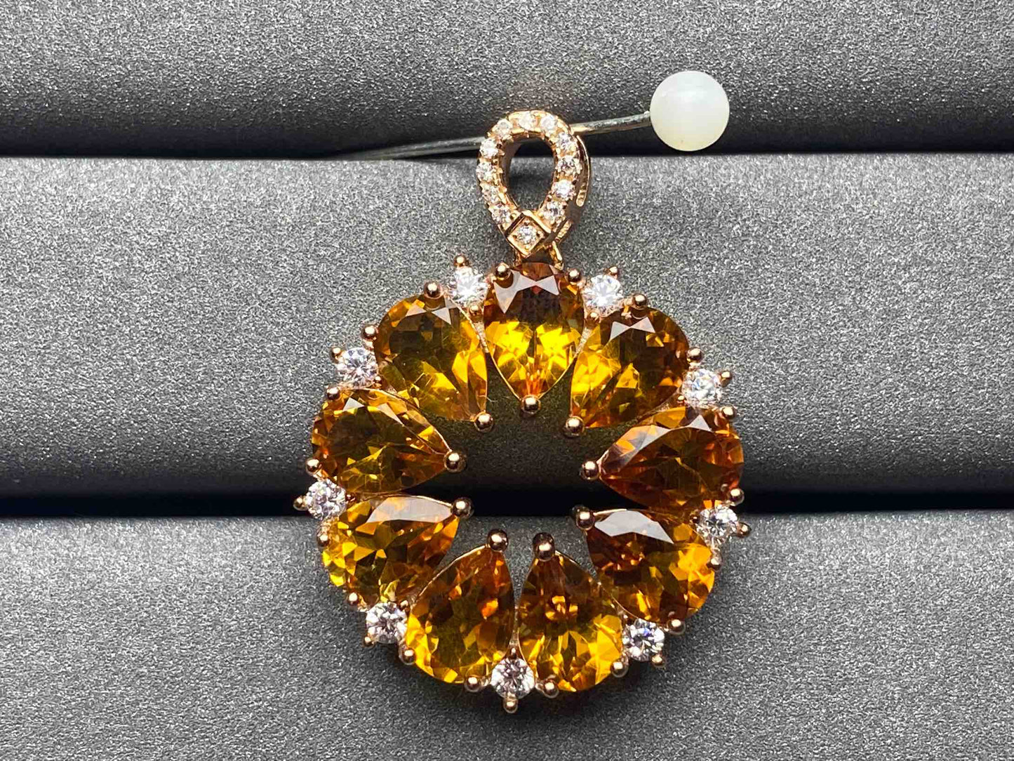 5384 Citrine Pendant