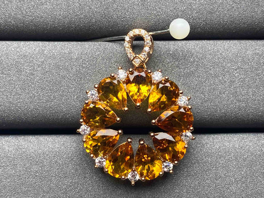 5384 Citrine Pendant