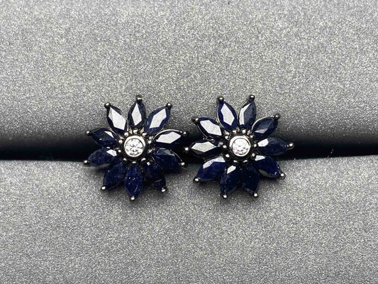 5905 Sapphire Earrings