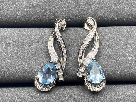 5919 Aquamarine Earrings
