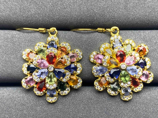 5972 Sapphire Earrings