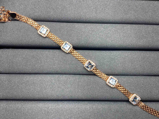 5991 Aquamarine Bracelet