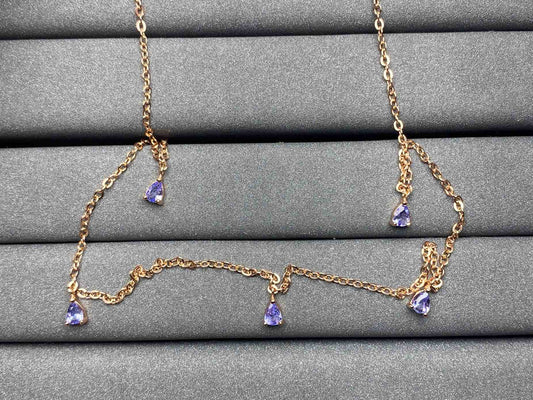 6018 Tanzanite Necklace