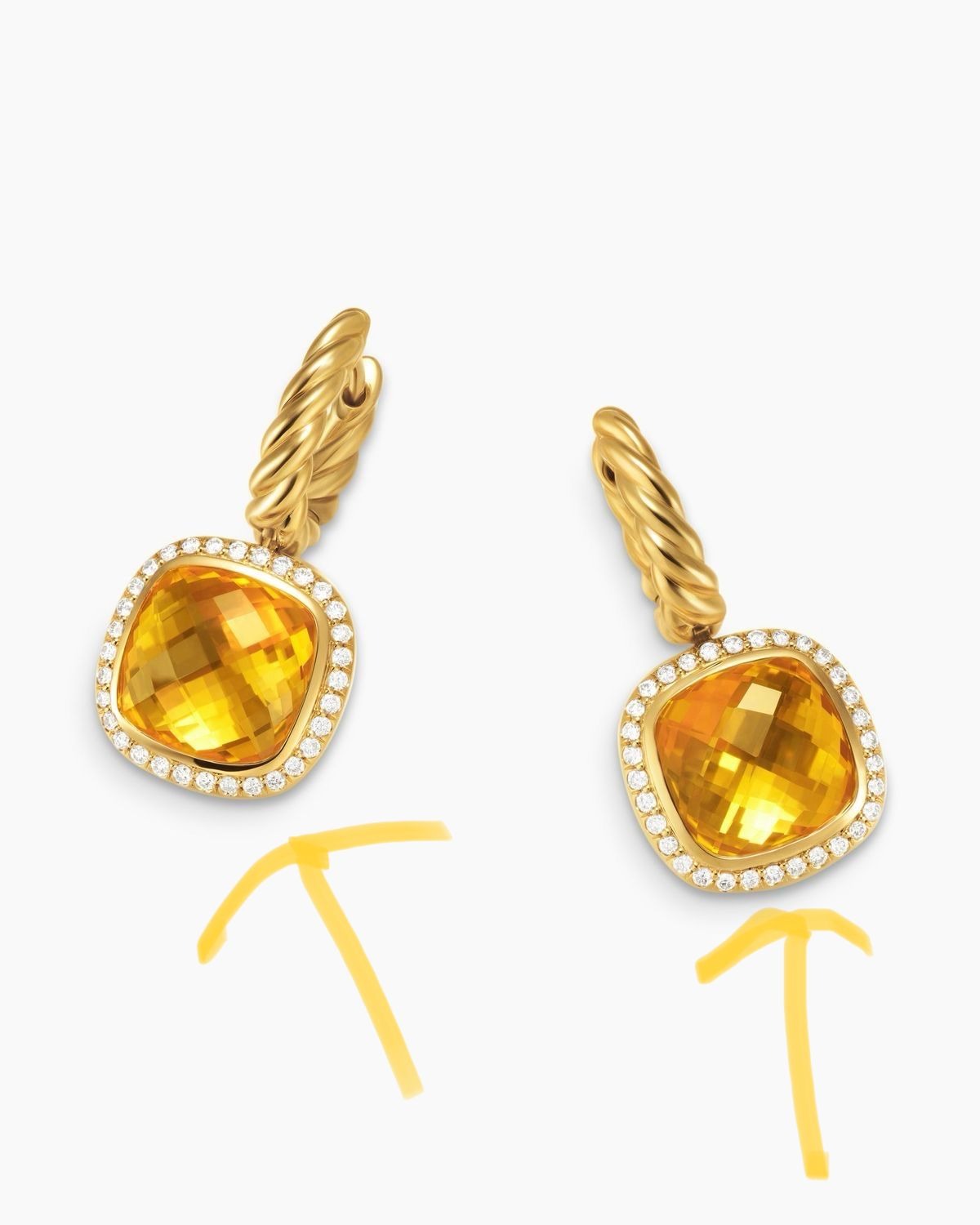 Nini-Custom earrings for #29642, s925 silver, gold, diopside