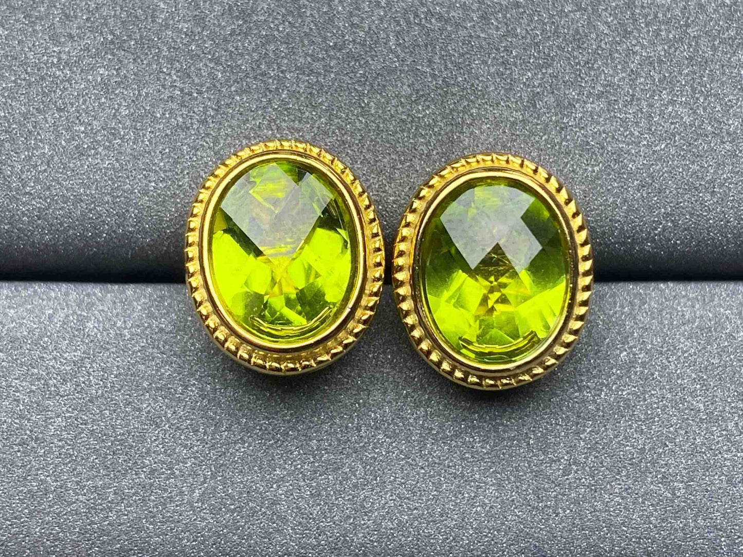 6085 Peridot Earrings