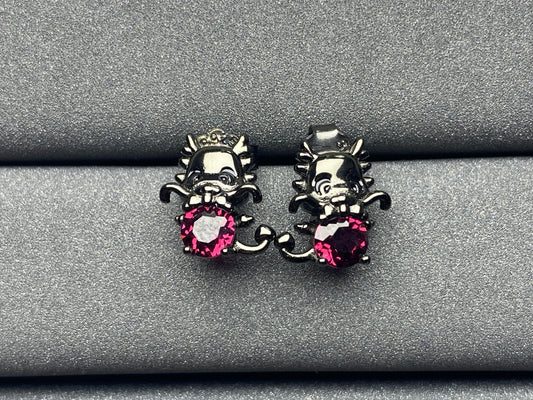 6133 Garnet Earrings