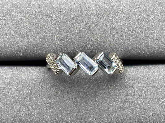 6195 Aquamarine Ring