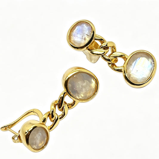 Moonstone Vintage Earrings