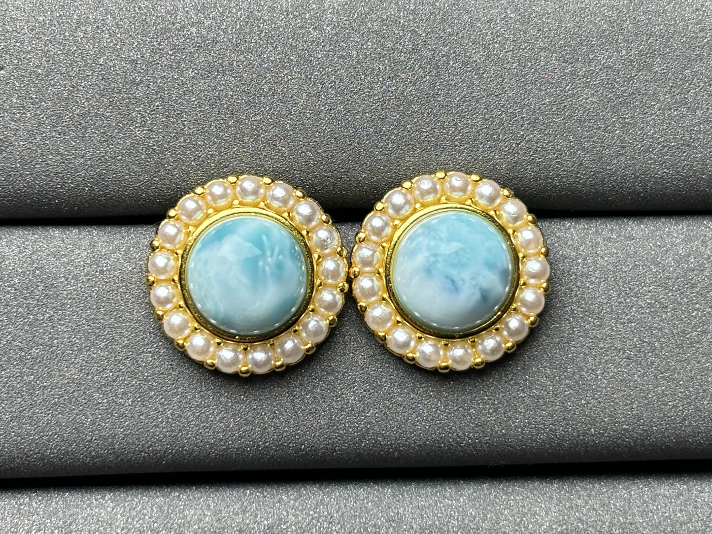 6258 Larimar Earrings