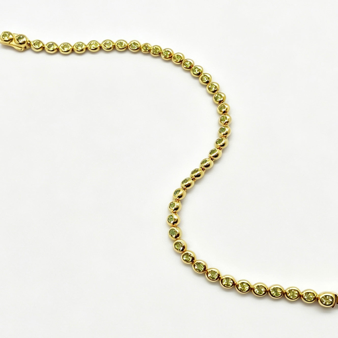 Peridot Bubble Bracelet