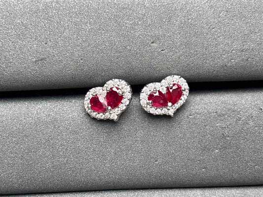 A10010 Ruby Earrings