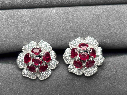 A10017 Ruby Earrings