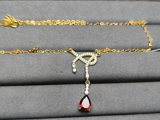 A10175 Garnet Necklace