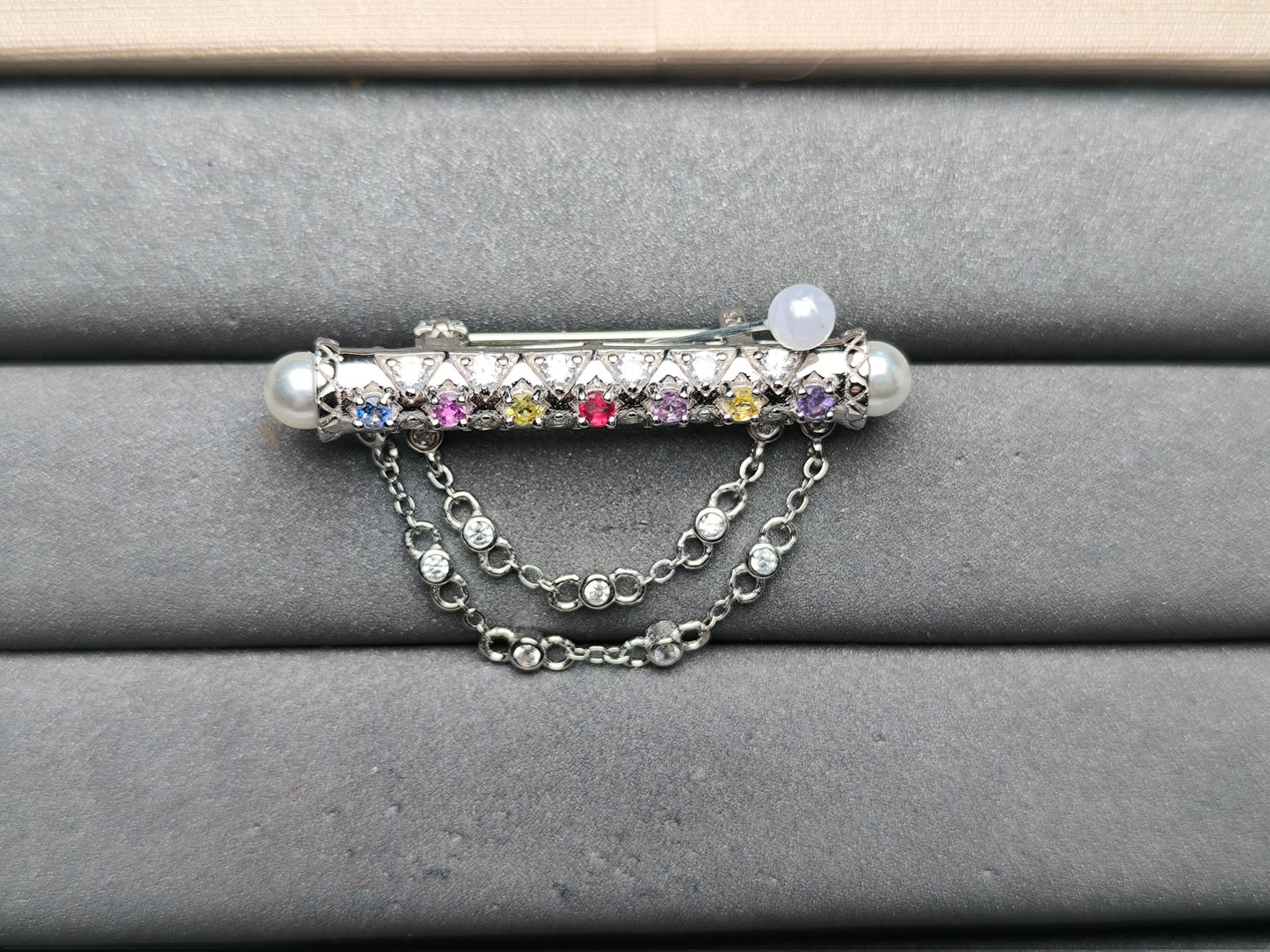 A10204 Colorful Sapphire Pendant