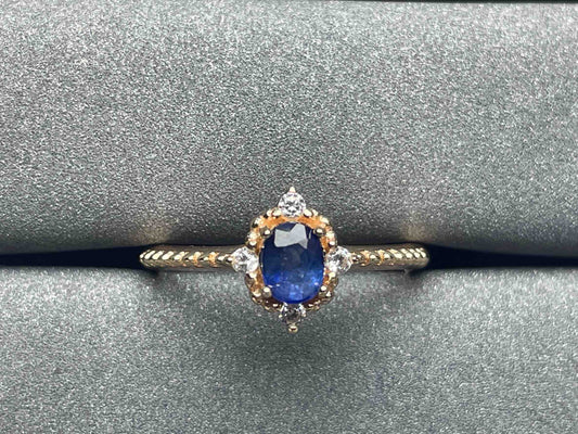 A1031 Blue Sapphire Ring